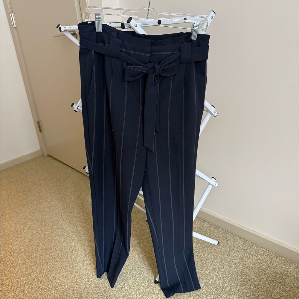 Express Paper Bag Work Pants/Trousers, Navy Blue, Size 8